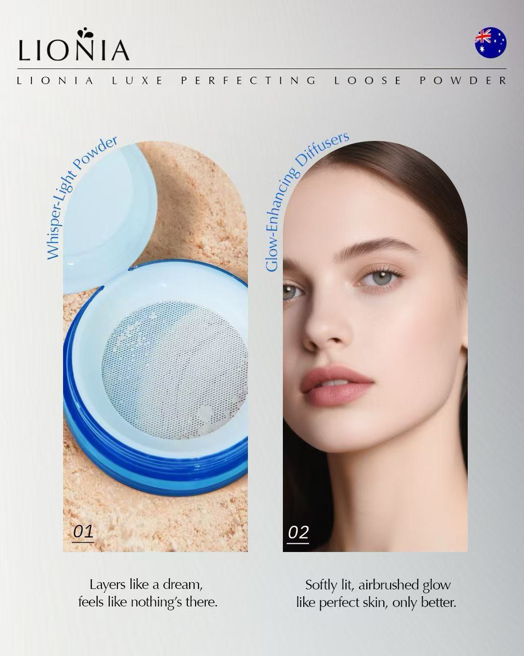 LIONIA LUXE PERFECTING LOOSE POWDER (Natural 02)8G
