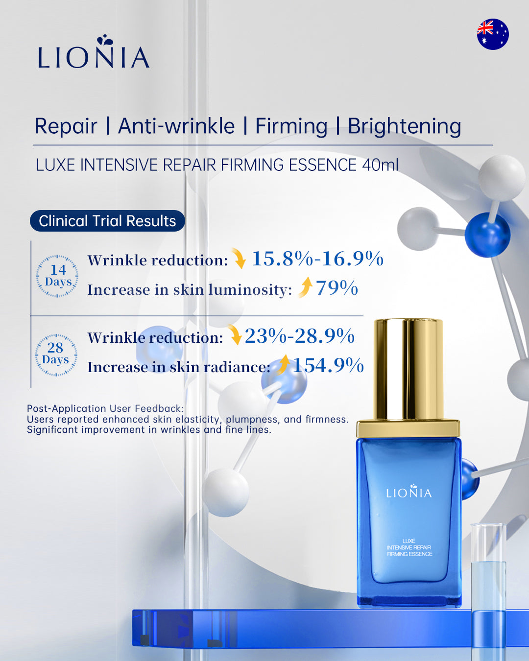 LIONIA LUXE INTENSIVE REPAIR FIRMING ESSENCE 40ml