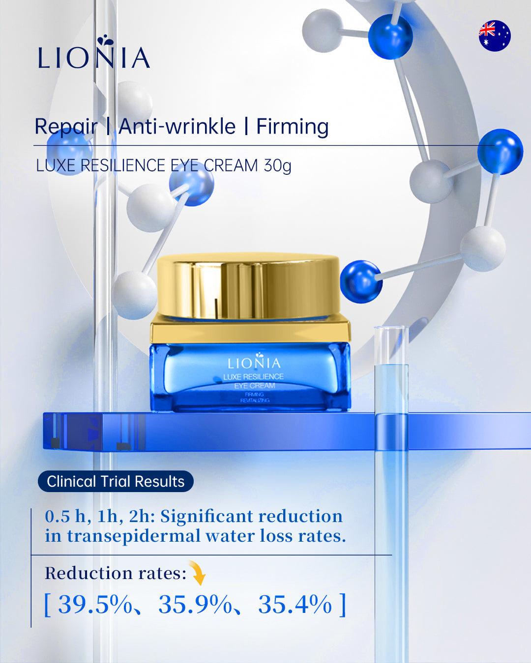 LIONIA LUXE REJUVENATING EYE CREAM 40ml