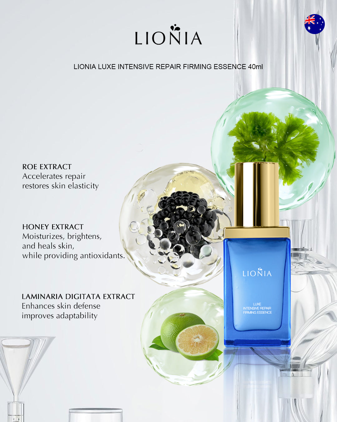 LIONIA LUXE INTENSIVE REPAIR FIRMING ESSENCE 40ml