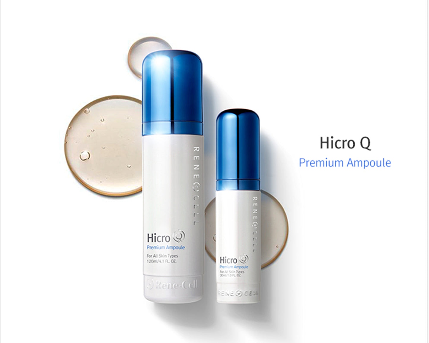 RENECELL Hicro Q 安瓿唤肤奢华精华液精华套装 120ml+30ml