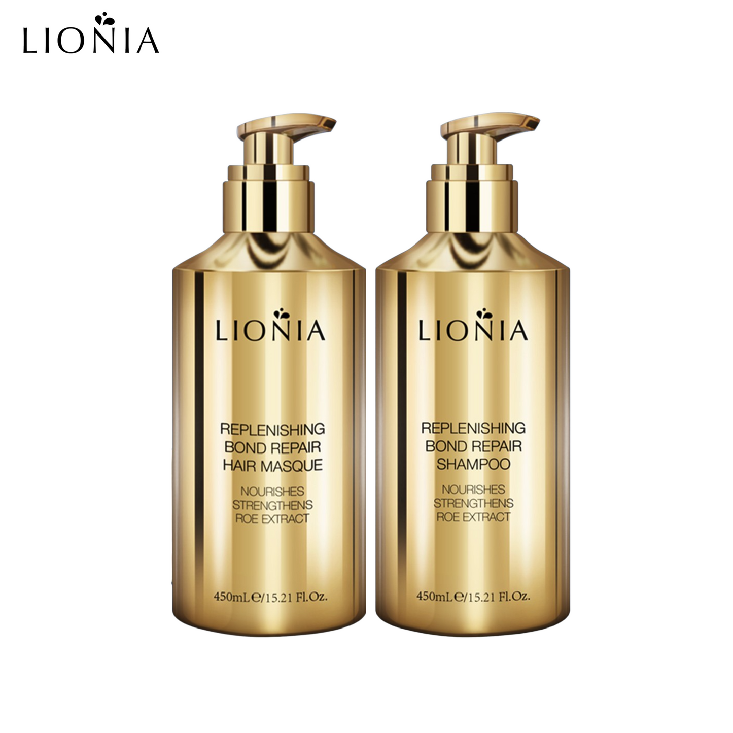 LIONIA REPLENISHING BOND REPAIR HAIR MASQUE 450ml