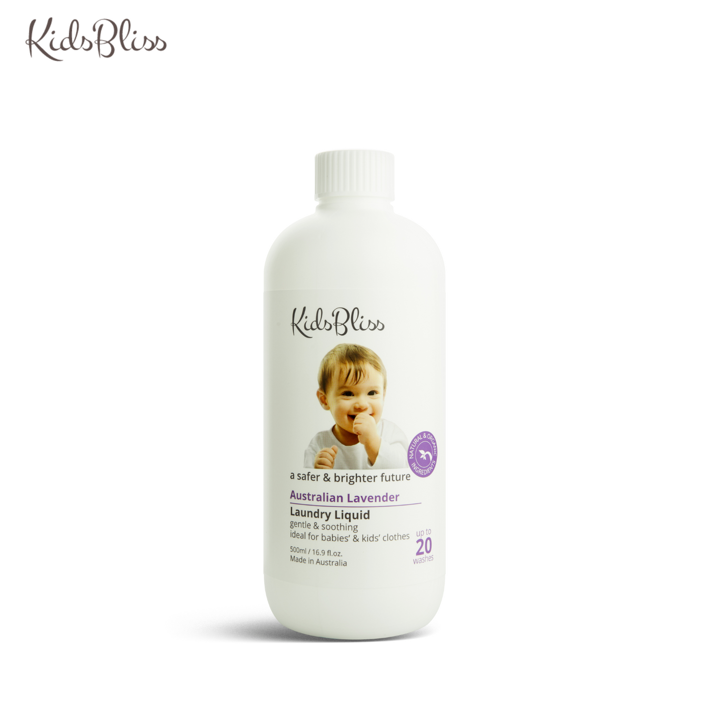 Kidsbliss All-Natural Eco Laundry Liquid - Australian Lavender 1L