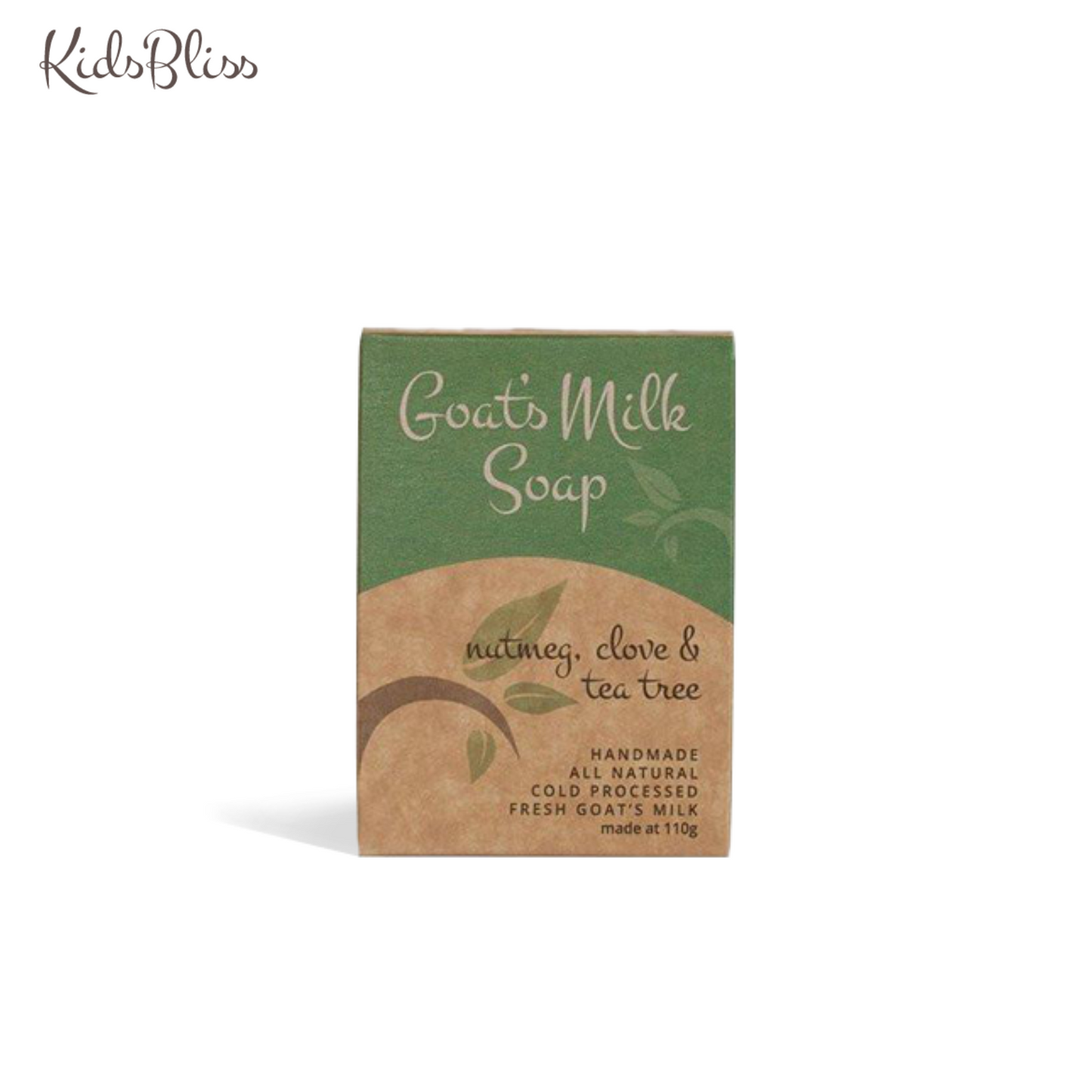 Nativebliss Handmade Goat Milk Soap Tea Tree & Nutmeg 110g