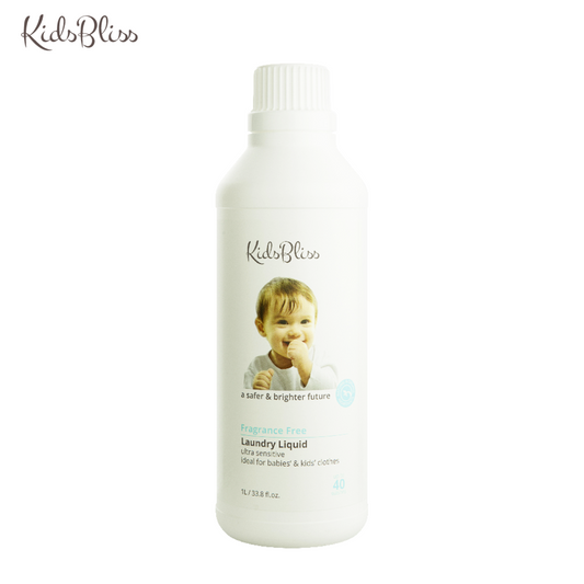 Kidsbliss All-Natural Eco Baby Laundry Liquid - Fragrance Free 1L