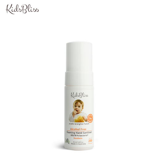 Kidsbliss Alcohol-Free Foaming Hand Sanitiser - Mandarin 50ml