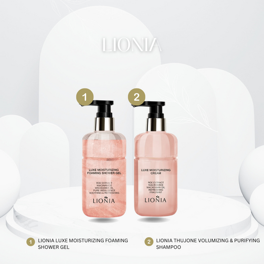 LIONIA SHOWER GEL & MOISTURIZING CREAM SET PRODUCTS