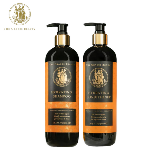 GRACE BEAUTY Hydrating Shampoo & Conditioner 500ml*2