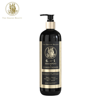 THE GRACE BEAUTY 6 in 1 Shampoo & Conditioner 500ml *3pcs
